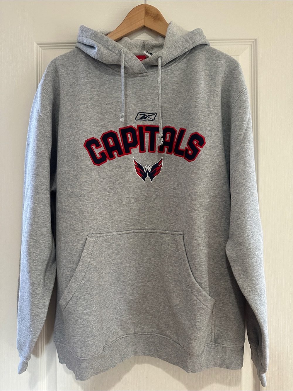Reebok Washington Capitals Hoodie with Red & Navy Logos